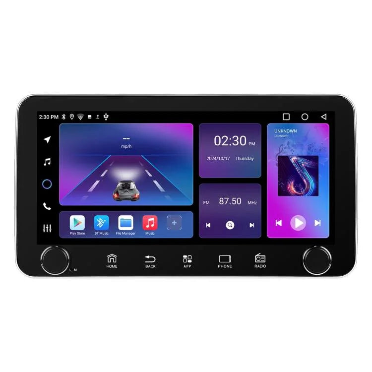 Ecrã de 10,36 polegadas Android 15 CarPlay Navegador Máquina Integrada com Duplo Botão, Standard, Standard+AHD+Microfone
