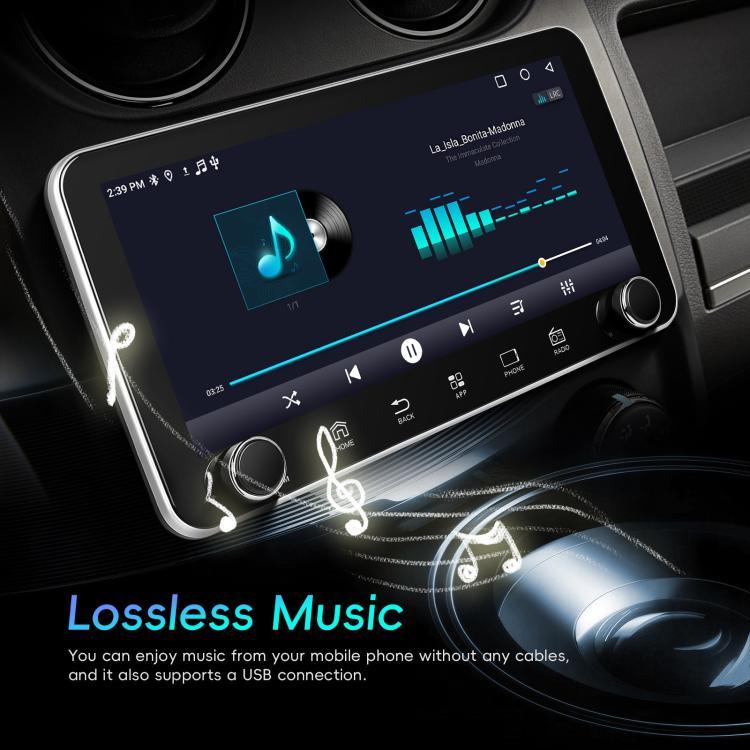 Ecrã de 10,36 polegadas Android 15 CarPlay Navegador Máquina Integrada com Duplo Botão, Standard, Standard+AHD+Microfone