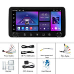 Ecrã de 10,36 polegadas Android 15 CarPlay Navegador Máquina Integrada com Duplo Botão, Standard, Standard+AHD+Microfone