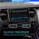 Ecrã de 10,36 polegadas Android 15 CarPlay Navegador Máquina Integrada com Duplo Botão, Standard, Standard+AHD+Microfone
