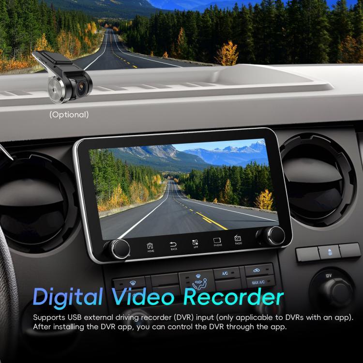 Ecrã de 10,36 polegadas Android 15 CarPlay Navegador Máquina Integrada com Duplo Botão, Standard, Standard+AHD+Microfone