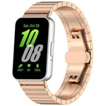 xDfind One-bead Bamboo Solid Stainless Steel Watch Band, For Galaxy Watch9 / 8 / 8 Classic 22mm, For Samsung Galaxy Watch 7 / 6 / 5 / FE 20mm, For Samsung Galaxy Fit3 SM-R390 18mm