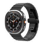 xDfind One-bead Bamboo Solid Stainless Steel Watch Band, For Galaxy Watch9 / 8 / 8 Classic 22mm, For Samsung Galaxy Watch 7 / 6 / 5 / FE 20mm, For Samsung Galaxy Fit3 SM-R390 18mm