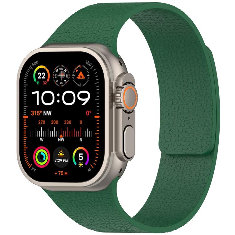 Correia de Relógio Magnética em Silicone com Textura Litchi xDfind, Para Apple Watch 42 / 44 / 45 / 46 / 49mm, Para Apple Watch 38 / 40 / 41 / S10 42mm