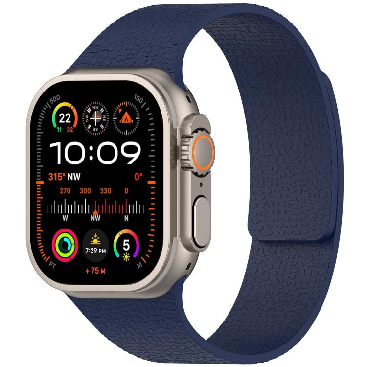 Correia de Relógio Magnética em Silicone com Textura Litchi xDfind, Para Apple Watch 42 / 44 / 45 / 46 / 49mm, Para Apple Watch 38 / 40 / 41 / S10 42mm