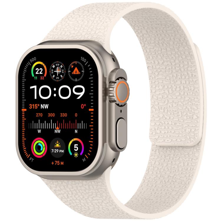 Correia de Relógio Magnética em Silicone com Textura Litchi xDfind, Para Apple Watch 42 / 44 / 45 / 46 / 49mm, Para Apple Watch 38 / 40 / 41 / S10 42mm