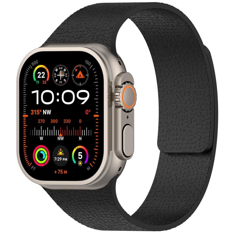 Correia de Relógio Magnética em Silicone com Textura Litchi xDfind, Para Apple Watch 42 / 44 / 45 / 46 / 49mm, Para Apple Watch 38 / 40 / 41 / S10 42mm