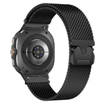 Pulseira de Relógio em Aço Inoxidável com Fivela Parachute Milanesa xDfind, Para Samsung Galaxy Watch Ultra / Ultra 2025, Para Samsung Galaxy Watch8 / Watch8 Classic 22mm