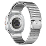 Pulseira de Relógio em Aço Inoxidável com Fivela Parachute Milanesa xDfind, Para Samsung Galaxy Watch Ultra / Ultra 2025, Para Samsung Galaxy Watch8 / Watch8 Classic 22mm