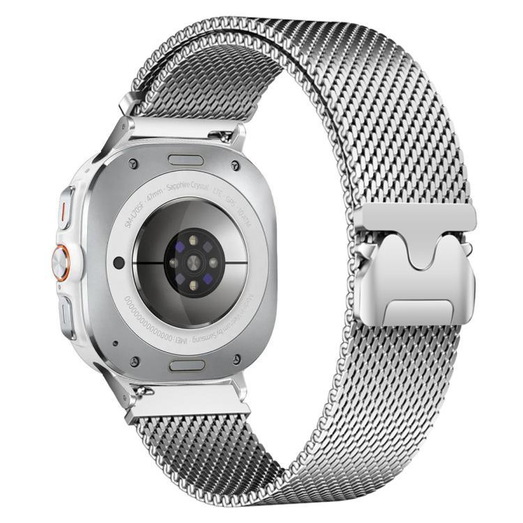 Pulseira de Relógio em Aço Inoxidável com Fivela Parachute Milanesa xDfind, Para Samsung Galaxy Watch Ultra / Ultra 2025, Para Samsung Galaxy Watch8 / Watch8 Classic 22mm