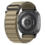 Pulseira de Relógio em Nylon com Laço e Fivela Preta xDfind, Para Samsung Galaxy Watch Ultra 47mm / Ultra 2025, Para Samsung Galaxy Watch8 / 8 Classic