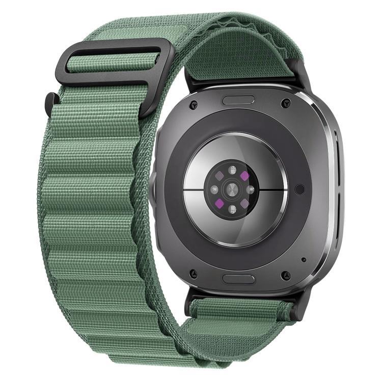 Pulseira de Relógio em Nylon com Laço e Fivela Preta xDfind, Para Samsung Galaxy Watch Ultra 47mm / Ultra 2025, Para Samsung Galaxy Watch8 / 8 Classic