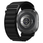 Pulseira de Relógio em Nylon com Laço e Fivela Preta xDfind, Para Samsung Galaxy Watch Ultra 47mm / Ultra 2025, Para Samsung Galaxy Watch8 / 8 Classic
