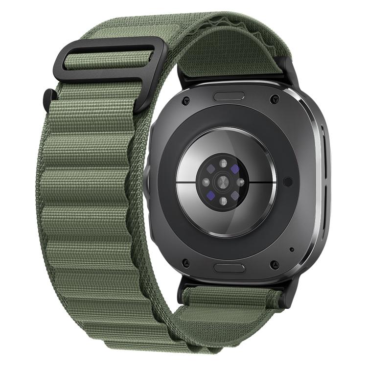 Pulseira de Relógio em Nylon com Laço e Fivela Preta xDfind, Para Samsung Galaxy Watch Ultra 47mm / Ultra 2025, Para Samsung Galaxy Watch8 / 8 Classic