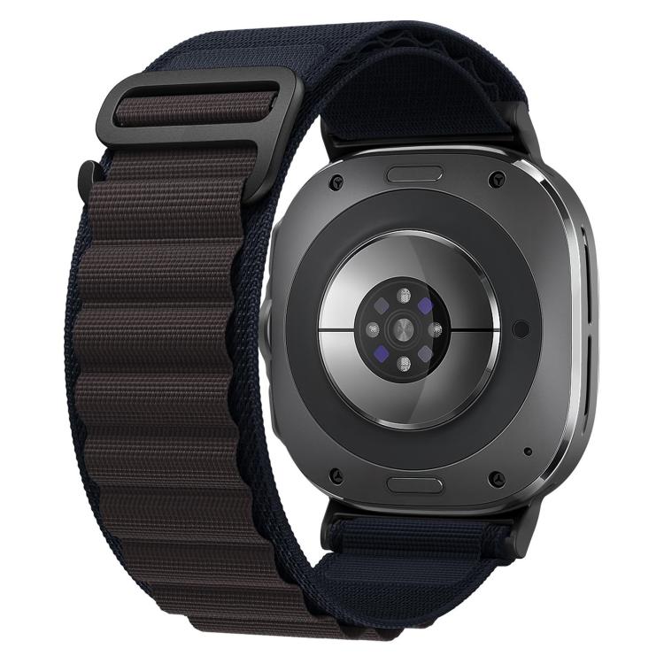 Pulseira de Relógio em Nylon com Laço e Fivela Preta xDfind, Para Samsung Galaxy Watch Ultra 47mm / Ultra 2025, Para Samsung Galaxy Watch8 / 8 Classic