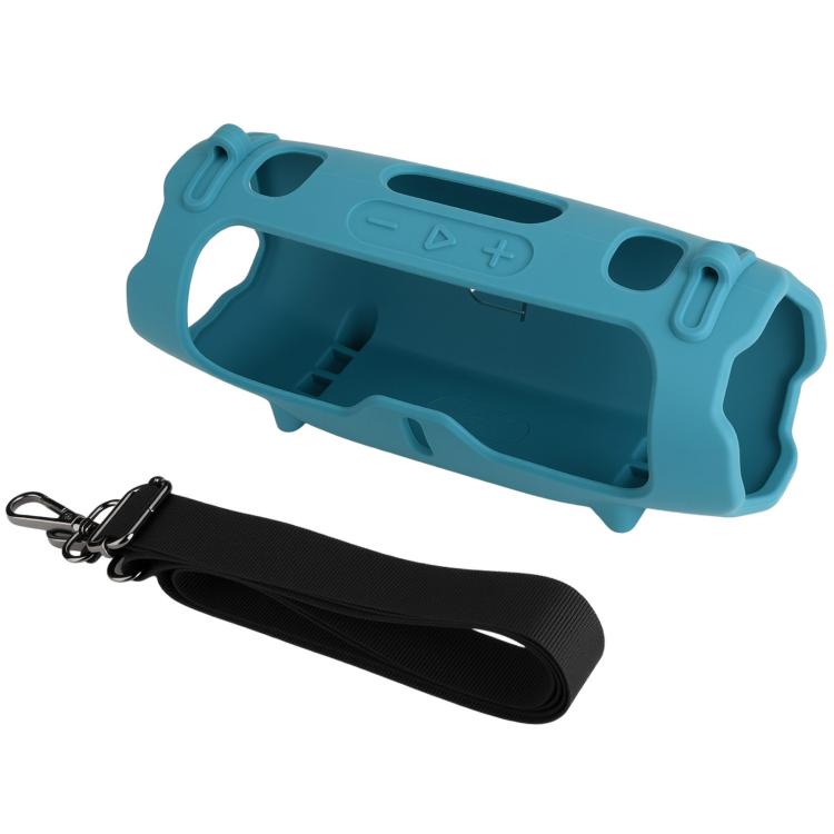 Capa Protetora de Silicone Bolsa Macia Portátil para Coluna Transversal, Para JBL Charge 6