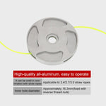 Lawn Mower Aluminum Alloy Grass Trimmer Head with Cables