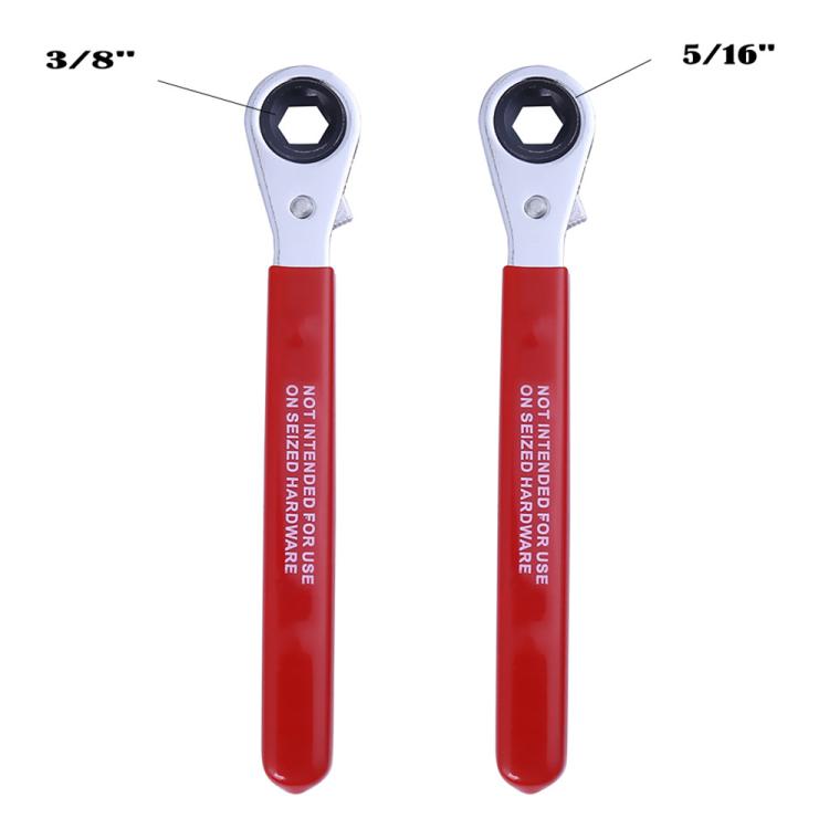 Chave de catraca hexagonal para terminal de bateria, ferramenta para terminal lateral de bateria, 3/8 polegadas, 5/16 polegadas