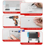 Suporte de parede acrílico simétrico dividido para Nintendo Switch 1 / 2