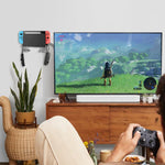Suporte de parede acrílico simétrico dividido para Nintendo Switch 1 / 2