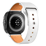 Pulseira de Relógio em Couro com Fivela Invertida e Rebites, Para Samsung Galaxy Watch Ultra 47mm / Ultra 2025