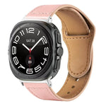 Pulseira de Relógio em Couro com Fivela Invertida e Rebites, Para Samsung Galaxy Watch Ultra 47mm / Ultra 2025