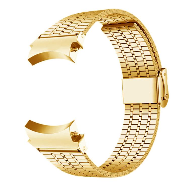 Pulseira de relógio em aço inoxidável com fecho de sete contas, para Samsung Galaxy Watch 7 / 6 / 5 / 4