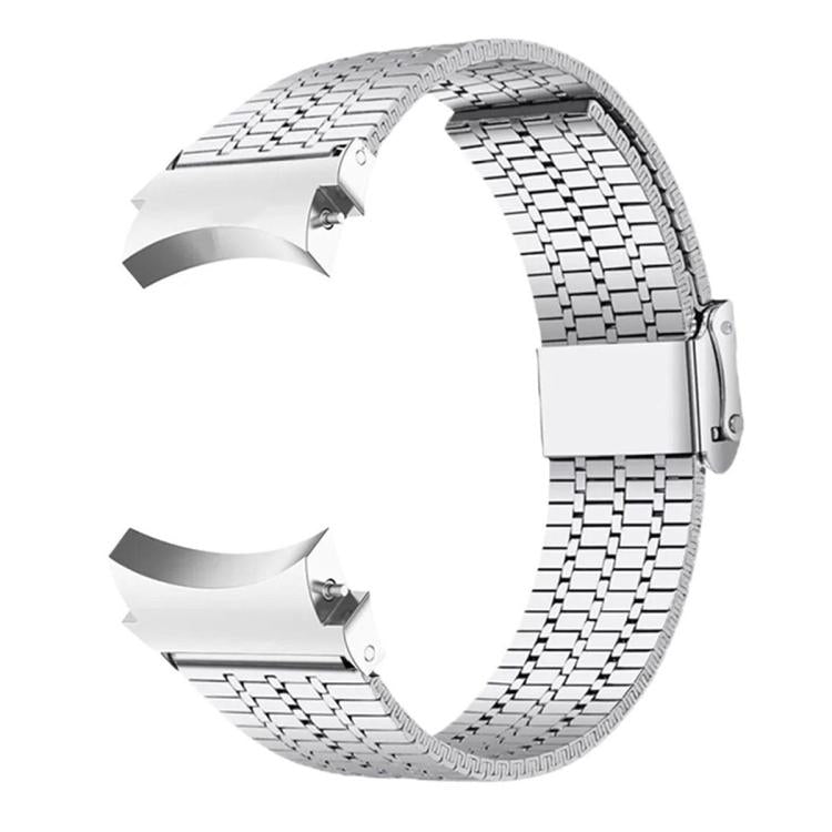 Pulseira de relógio em aço inoxidável com fecho de sete contas, para Samsung Galaxy Watch 7 / 6 / 5 / 4