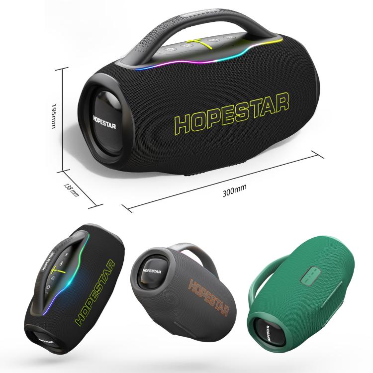 HOPESTAR H87 Coluna Bluetooth Portátil Impermeável 70W para Exterior, Suporta Entrada de 3,5mm