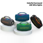 HOPESTAR H87 Coluna Bluetooth Portátil Impermeável 70W para Exterior, Suporta Entrada de 3,5mm