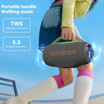 HOPESTAR H87 Coluna Bluetooth Portátil Impermeável 70W para Exterior, Suporta Entrada de 3,5mm