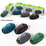 HOPESTAR H87 Coluna Bluetooth Portátil Impermeável 70W para Exterior, Suporta Entrada de 3,5mm