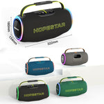 HOPESTAR H88 Coluna Bluetooth Portátil Impermeável 70W para Exterior, Suporta TF / AUX / USB / TWS