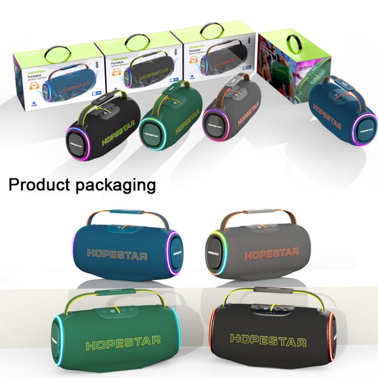 HOPESTAR H88 Coluna Bluetooth Portátil Impermeável 70W para Exterior, Suporta TF / AUX / USB / TWS