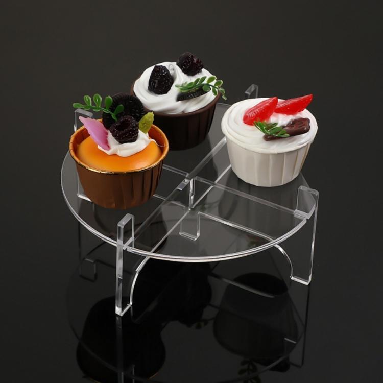 YX171 Acrylic Drink Dispenser Beverage Holder Cakes Stand, 19x19x8cm, 22x22x12cm