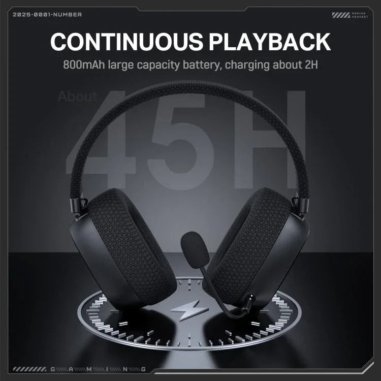 ONIKUMA GT839 Bluetooth 5.4 2.4G Wired E-sports Game Headset