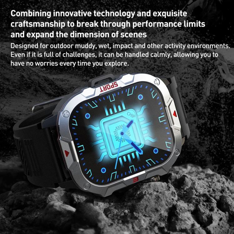 C40 Pro Ecrã TFT de 2,19 polegadas Relógio Inteligente Desportivo Outdoor BT Suporte a Monitorização de Frequência Cardíaca