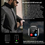 C50 Pro 2.19 inch TFT Screen BT Outdoor Sports Smart Watch Support Heart Rate Monitoring