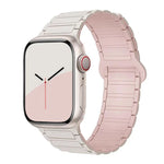 Pulseira de Relógio de Silicone Magnética xDfind com Três Contas, Para Apple Watch 42 / 44 / 45 / 46 / 49mm, Para Apple Watch 38 / 40 / 41 / S10 42mm