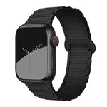 Pulseira de Relógio de Silicone Magnética xDfind com Três Contas, Para Apple Watch 42 / 44 / 45 / 46 / 49mm, Para Apple Watch 38 / 40 / 41 / S10 42mm