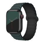 Pulseira de Relógio de Silicone Magnética xDfind com Três Contas, Para Apple Watch 42 / 44 / 45 / 46 / 49mm, Para Apple Watch 38 / 40 / 41 / S10 42mm