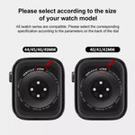 Pulseira de Relógio de Silicone Magnética xDfind com Três Contas, Para Apple Watch 42 / 44 / 45 / 46 / 49mm, Para Apple Watch 38 / 40 / 41 / S10 42mm