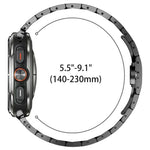 Correia de Relógio com Fivela Borboleta em Liga de Titânio, Para Samsung Galaxy Watch8 / Watch8 Classic
