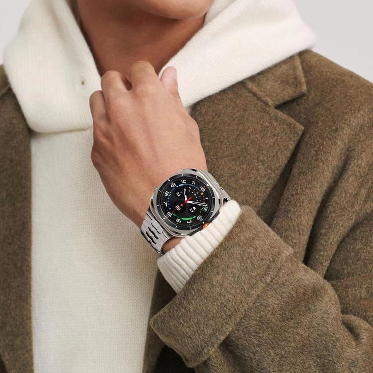 Correia de Relógio com Fivela Borboleta em Liga de Titânio, Para Samsung Galaxy Watch8 / Watch8 Classic