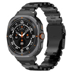 Pulseira de Relógio com Fivela de Segurança Borboleta em Liga de Titânio, Para Samsung Galaxy Watch8 / Watch8 Classic