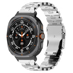 Pulseira de Relógio com Fivela de Segurança Borboleta em Liga de Titânio, Para Samsung Galaxy Watch8 / Watch8 Classic