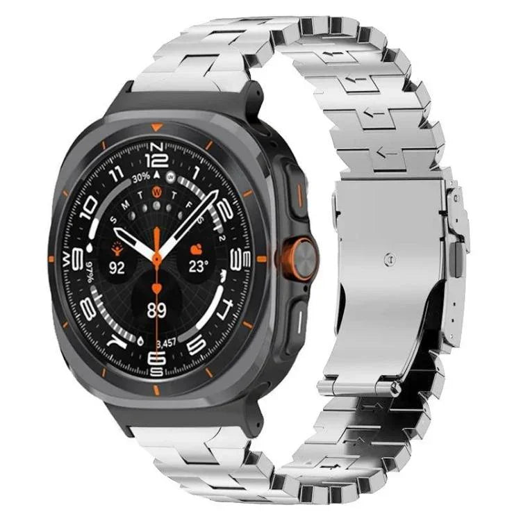 Pulseira de Relógio com Fivela de Segurança Borboleta em Liga de Titânio, Para Samsung Galaxy Watch8 / Watch8 Classic
