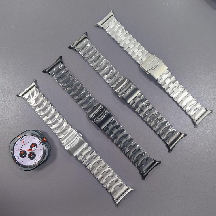 Pulseira de Relógio com Fivela de Segurança Borboleta em Liga de Titânio, Para Samsung Galaxy Watch8 / Watch8 Classic