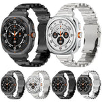 Pulseira de Relógio com Fivela de Segurança Borboleta em Liga de Titânio, Para Samsung Galaxy Watch8 / Watch8 Classic