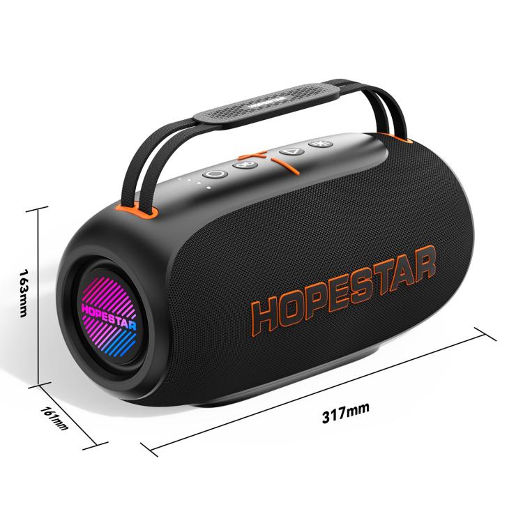 HOPESTAR H70 Coluna Bluetooth Portátil Impermeável IPX5 80W para Exterior, H70